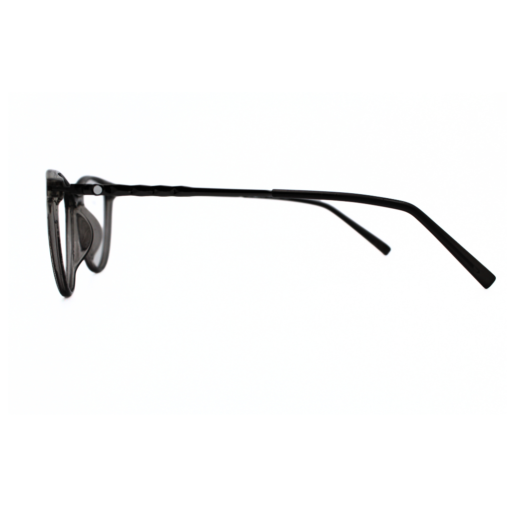 Jubleelens Vintage Oval Eyeglasses - Transparent Gray 126706