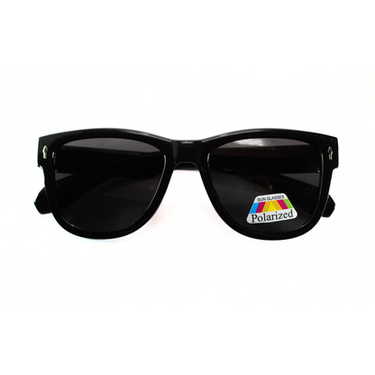 Jubleelens Wayfarer Glossy Black Sunglasses: Stylish and Functional, with the Added Benefit of UV Protection