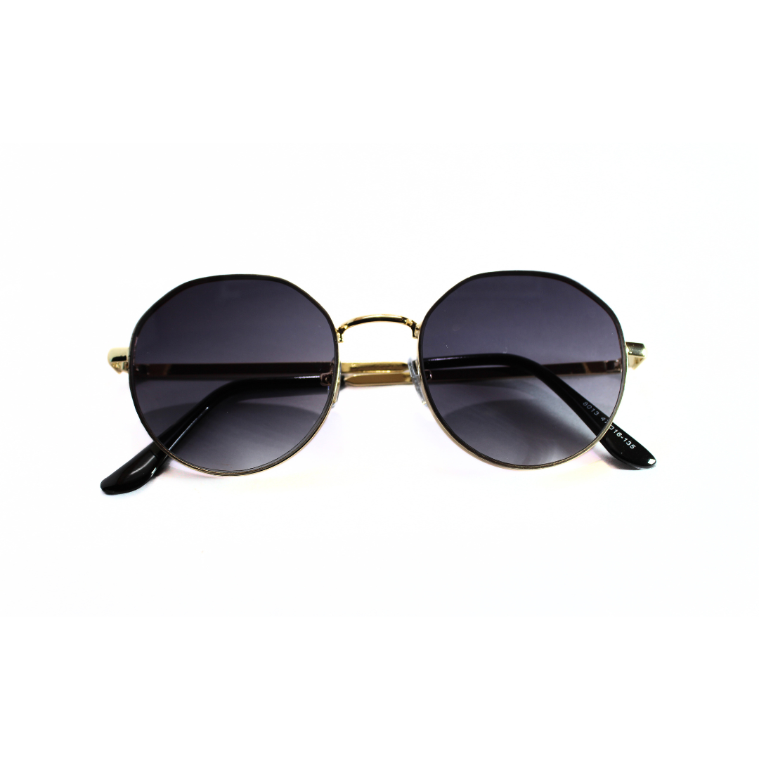Jubleelens Round Grey Sunglasses - Golden Make a Statement with These Unique and Eye-Catching Shades in a Classic Grey Hue, with Superior Sun Protection