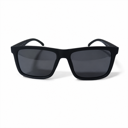POLARIZED LENSES| Clear Frame Square Sunglasses | UV Protection | Unisex Style