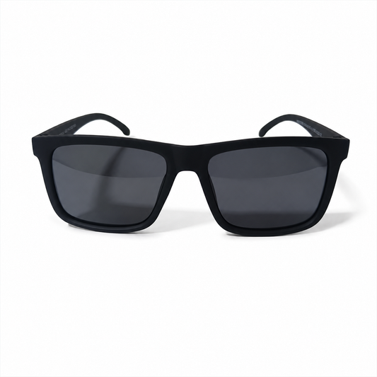 POLARIZED LENSES| Clear Frame Square Sunglasses | UV Protection | Unisex Style