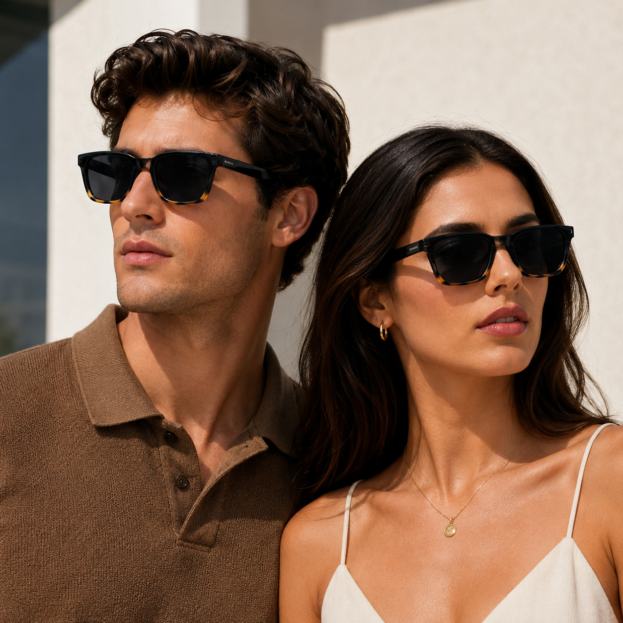 Classic Wayfarer Sunglasses | Black & Tortoise Design | Polarized | UV Protected