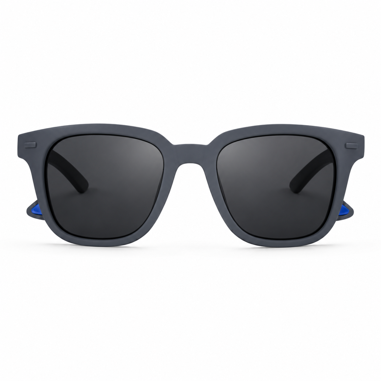 Polarized Sunglasses | Grey Frame with Black Lenses | UV400 Protection