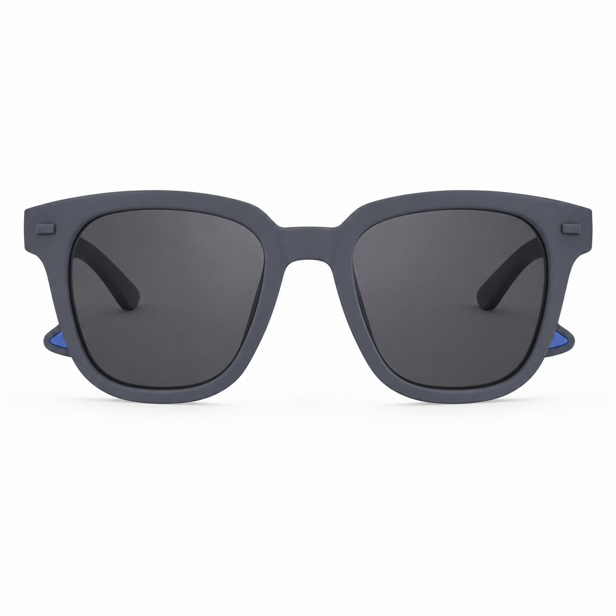 Matte Grey Cat-Eye Square Sunglasses | Lightweight Polarized Sunglasses