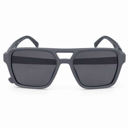Grey Frame Polarized Sunglasses for Men | Driving & Cycling Sunglasses