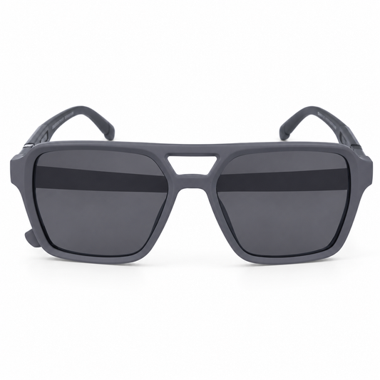 Grey Frame Polarized Sunglasses for Men | Driving & Cycling Sunglasses