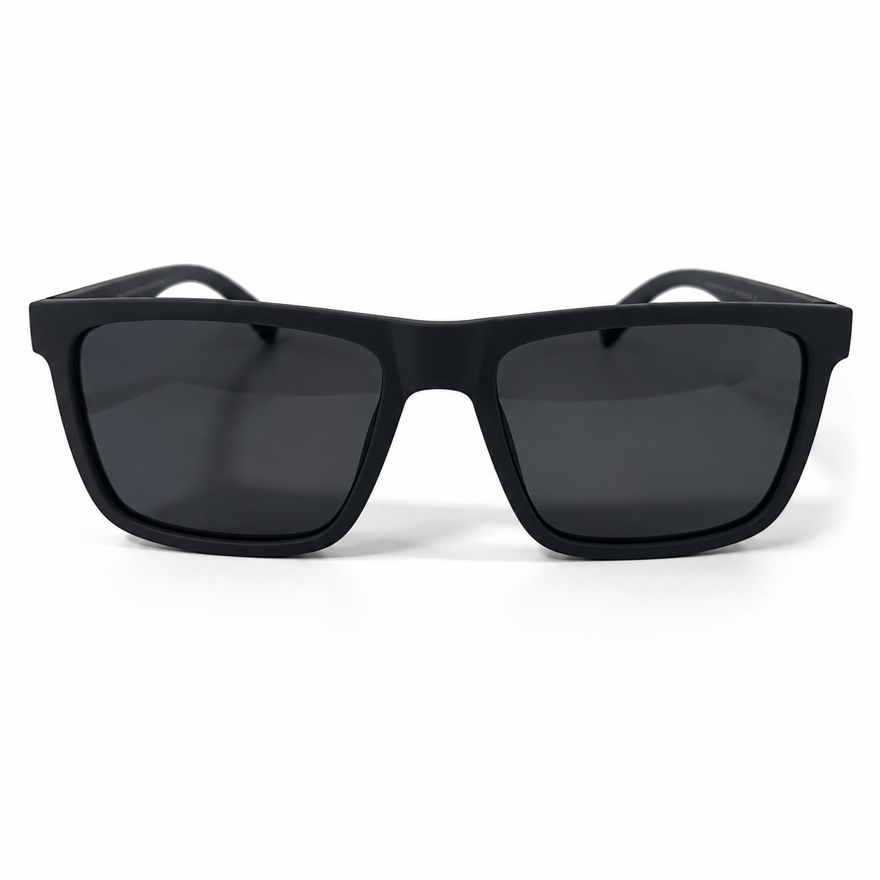 Matte Black Square Sunglasses | Polarized Lenses | UV400 Protected Unisex Eyewear