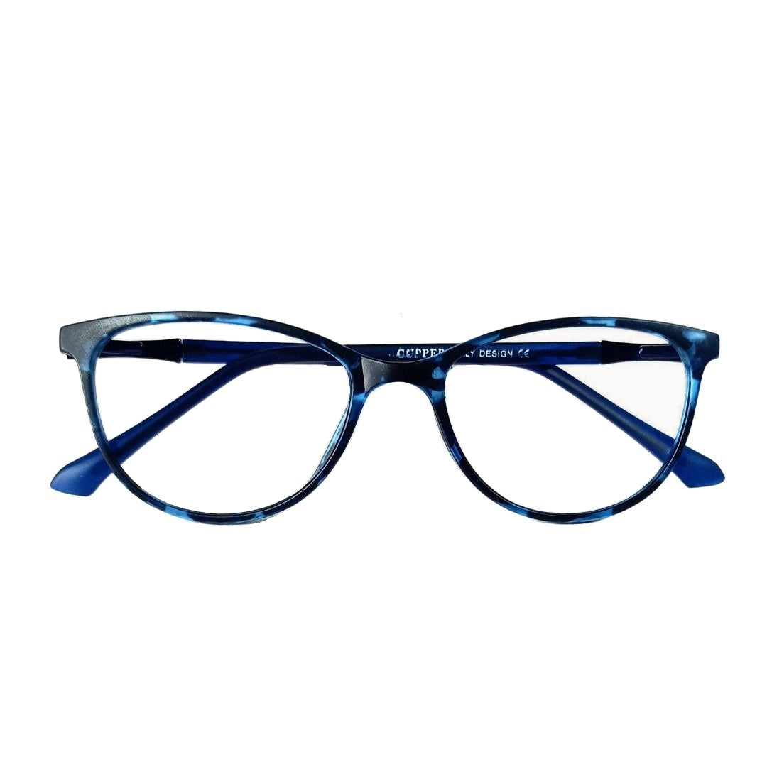 Jubleelens Stylish Spectacles Cupper Cat Eye Frame For Women- 73409