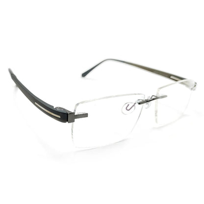 Progressive Rimless Rectangular Sporty Frame (52mm)