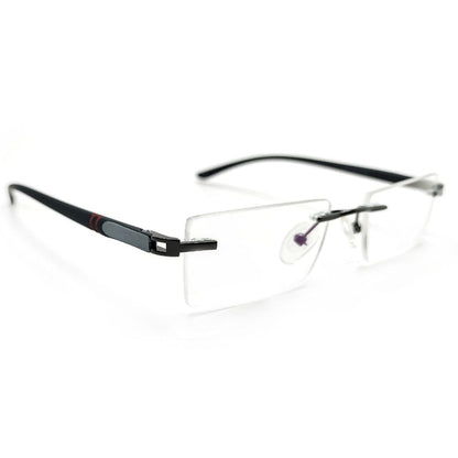 Jubleelens Rimless Rectangular Progressive Chasma (48mm)