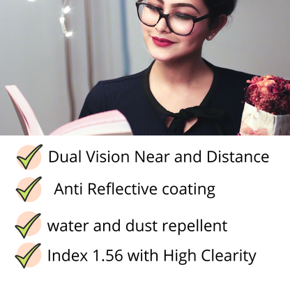 Choose Bifocal Lens - Jubleelens: Eyeglass 