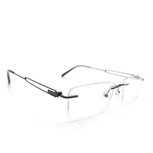 Gunmetal Lightweight Eyeglasses Rimless Frame Like Sunfire-SFE004
