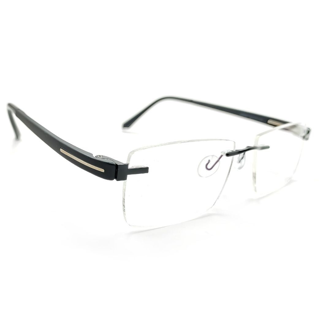 Progressive Rimless Rectangular Sporty Frame (52mm)