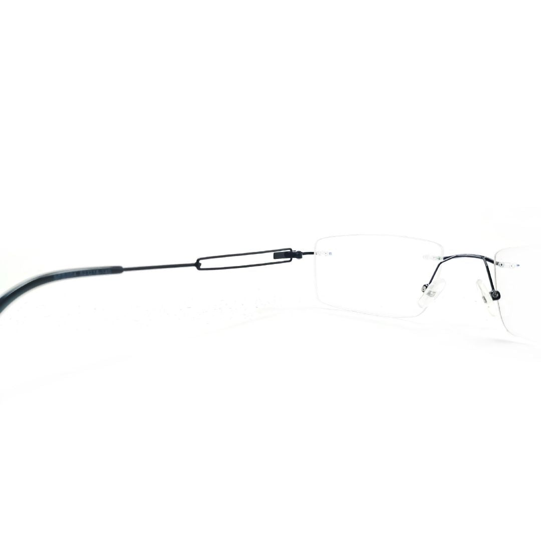 Gunmetal Lightweight Eyeglasses Rimless Frame Like Sunfire-SFE004