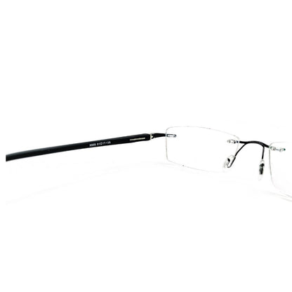 Jubleelens® Rimless Black Rectangular Frame