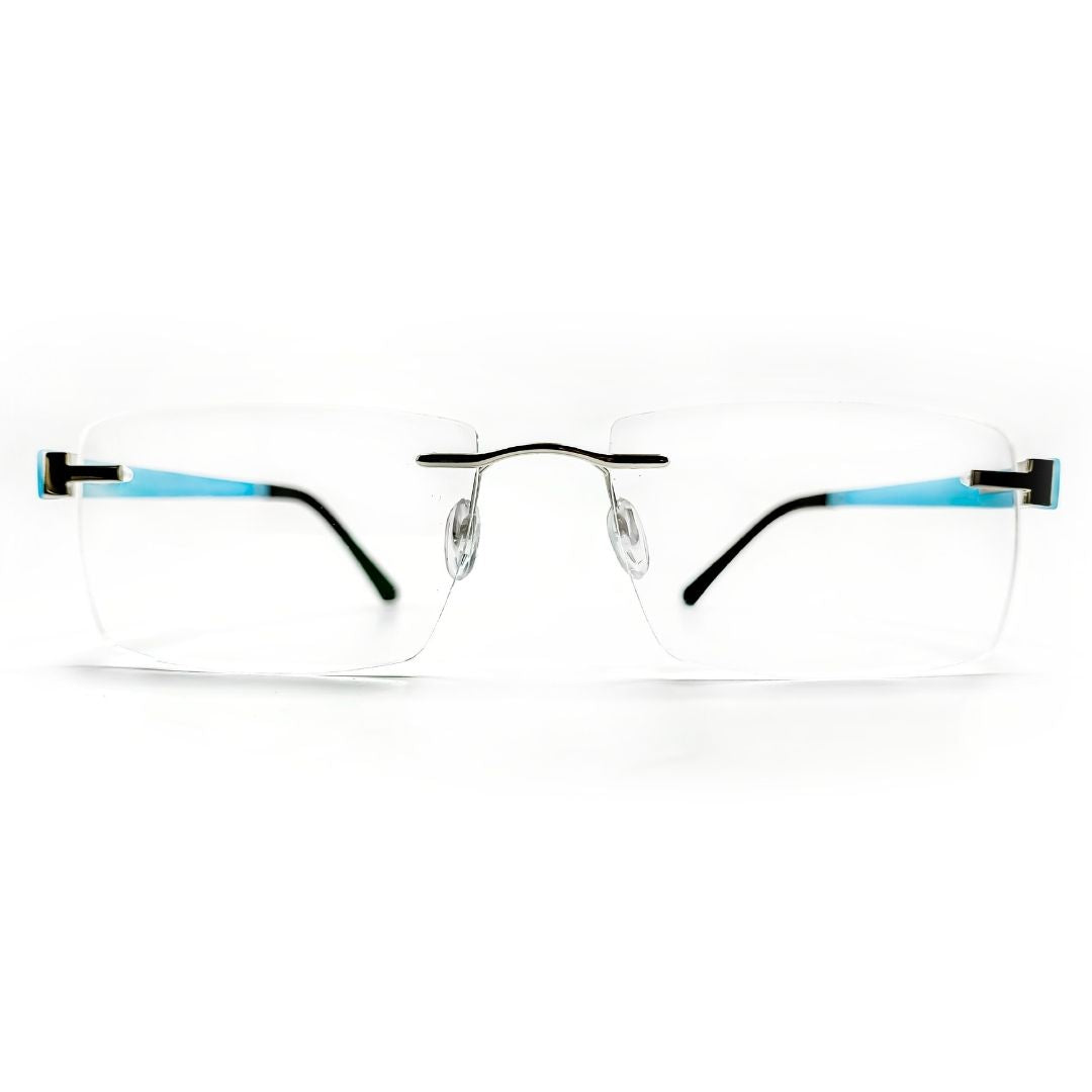 Progressive Rimless Rectangular Sporty Frame (52mm)