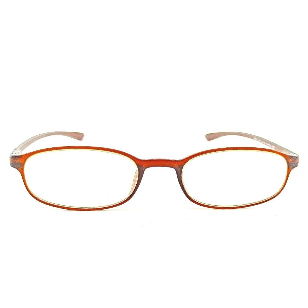 Brown READERS Reading Eyeglasses with Anti Glare Lens (+1.00 Power To +3.00 Power)