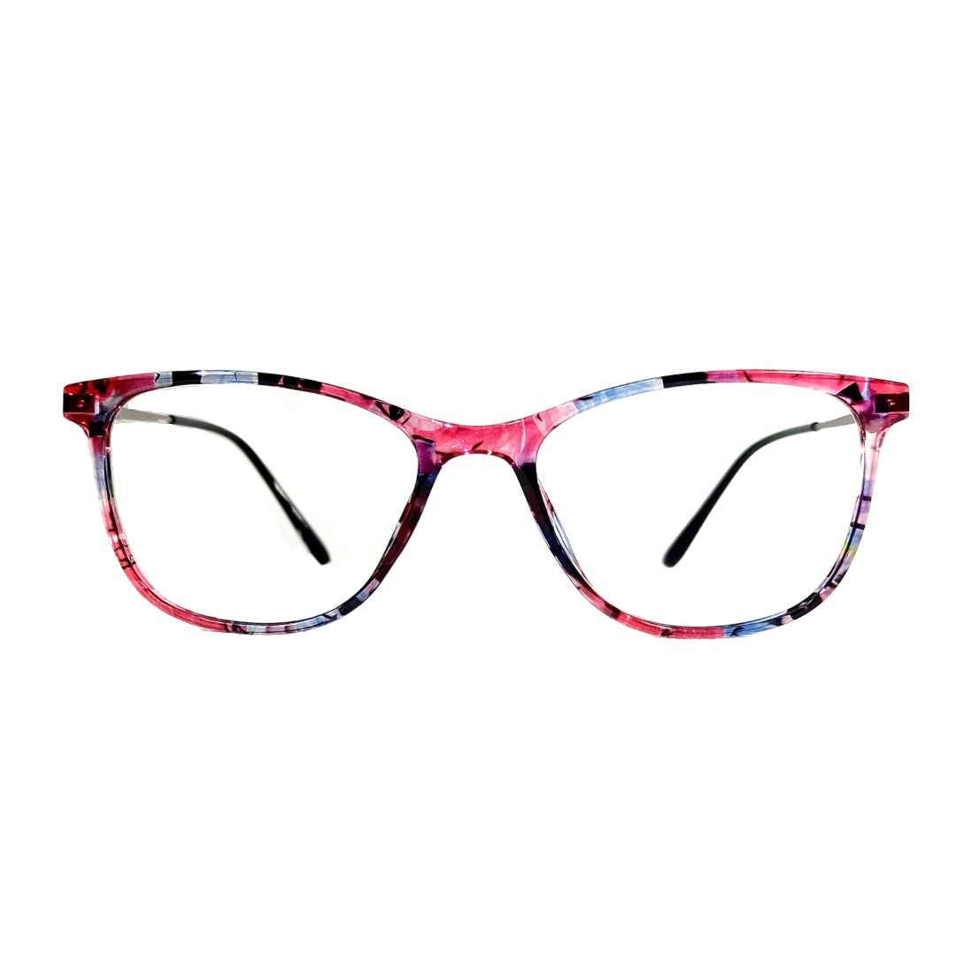 Jubleelens JB-59001 Cat-Eye Lined Specs Eyeglasses - Tortoise (Single Vision)