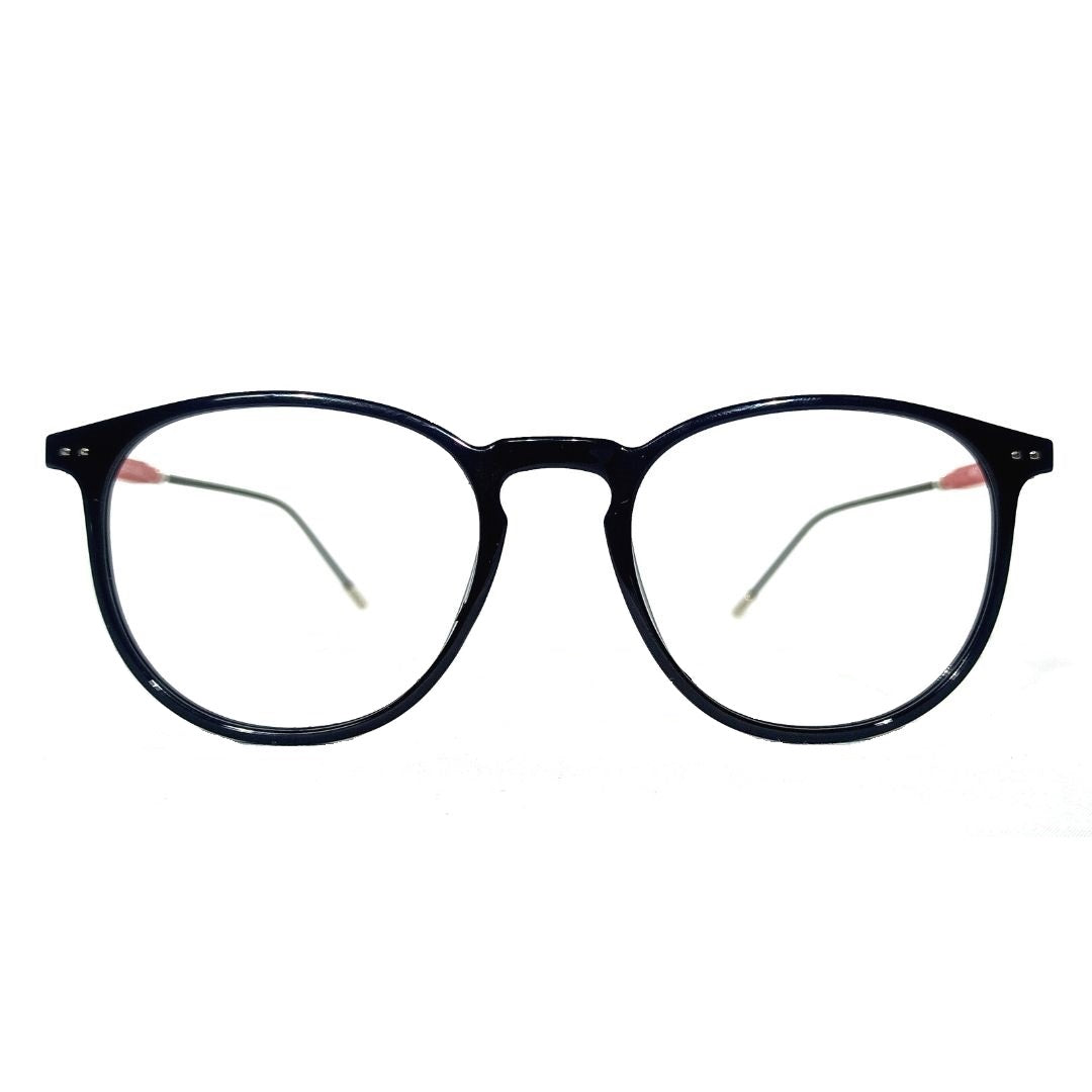 Full Rim Style Frame Jubleelens Designer Flexible Round Trendy Full Rim Frame For Unisex- A