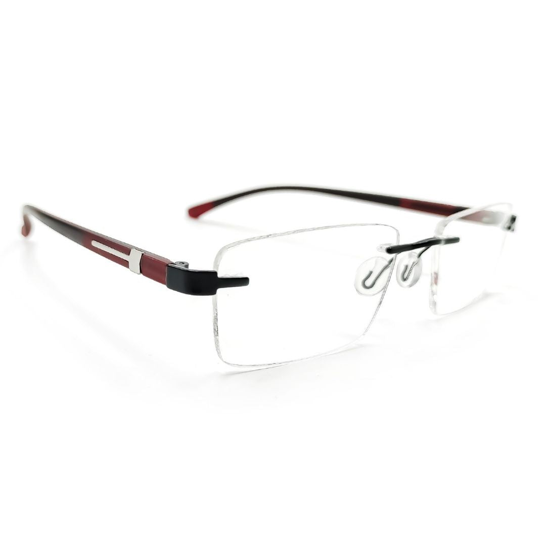 Jubleelens Rectangular Rimless Medium Frame (51mm)