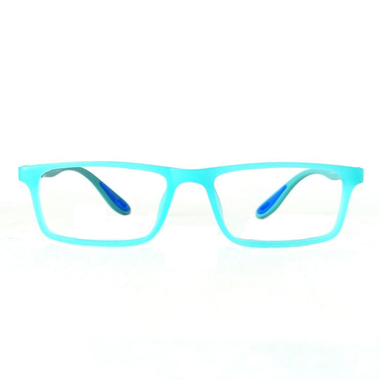 Jubleelens Cyan Full Frame Rectangle Eyeglasses for Kids- 5037