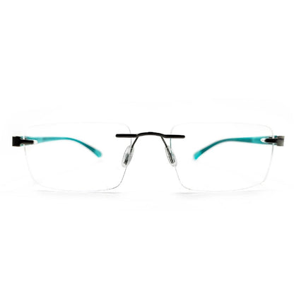 Jubleelens Rectangular Rimless Medium Frame (51mm)