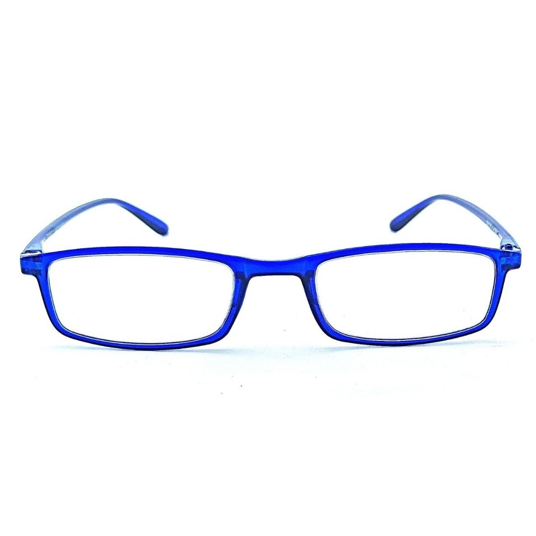 Jubleelens Blue Rectangle READERS Reading Eyeglasses (+1.00 to +3.00 Power)