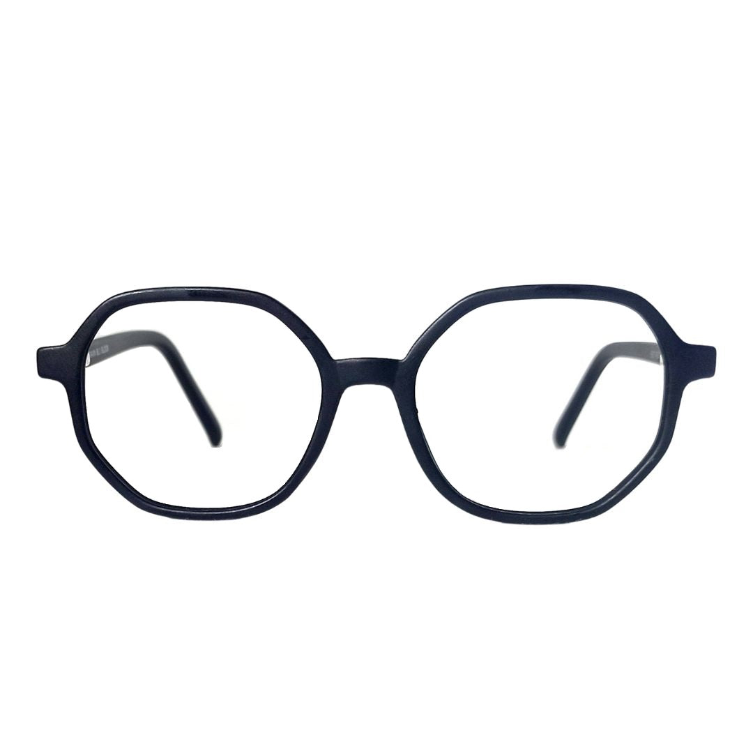 Jubleelens - Black Full Rim Hexagonal Eyeglasses for Kids (56807 )