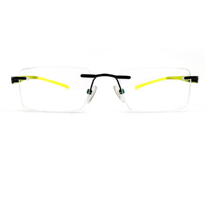 Jubleelens Rimless Rectangular Prism Frame