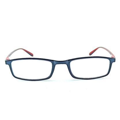 Jubleelens Red Black Rectangle READERS Reading Eyeglasses (+1.00 to +3.00 Power)