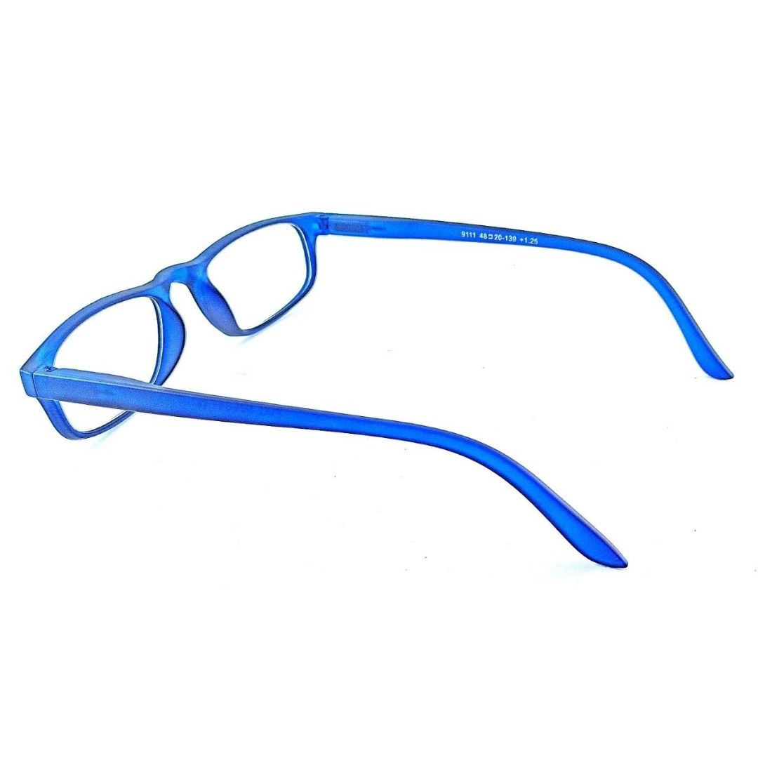 Jubleelens Blue Rectangle READERS Reading Eyeglasses (+1.00 to +3.00 Power)