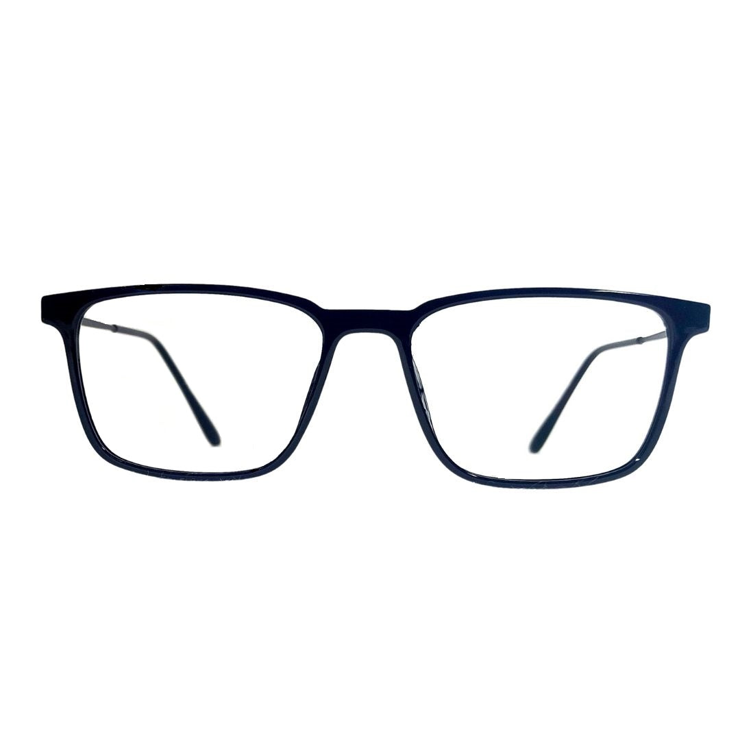 Jubleelens Full Rim 59010 Matt Blue Vintage Wayfarer Frame For Men & Women - Medium (50 mm)