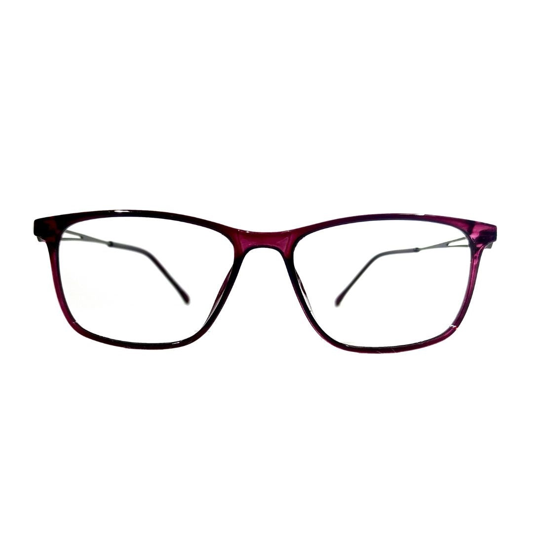 Jubleelens Rectangular Full rim Eyeglasses Frame For Unisex- 52188 (Single Vision)