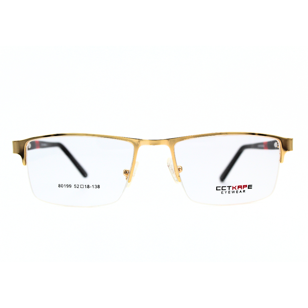 Jubleen's Frame Supra Eye Glass 80196 Supra Golden - Black Protect Your Eyes with Style (Single Vision)