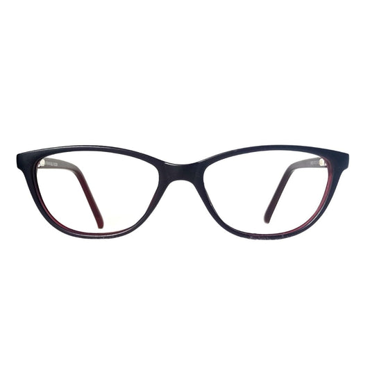Jubleelens - Dark Red Full Rim Cat-Eye Eyeglasses for Kids (56803 )