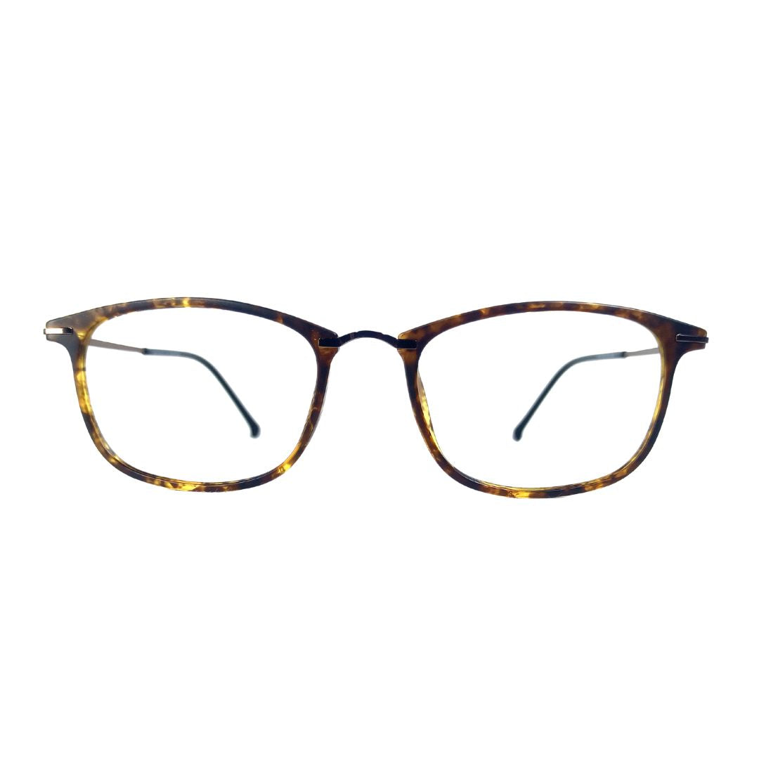 Jubleelens Square Medium Full Rim Eyeglasses Frame For Unisex- 1206 (Single Vision)