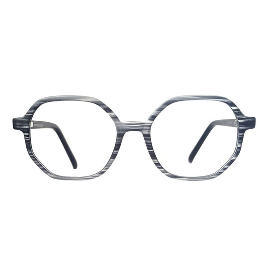 Jubleelens - Grey Full Rim Hexagonal Eyeglasses for Kids (56807 )