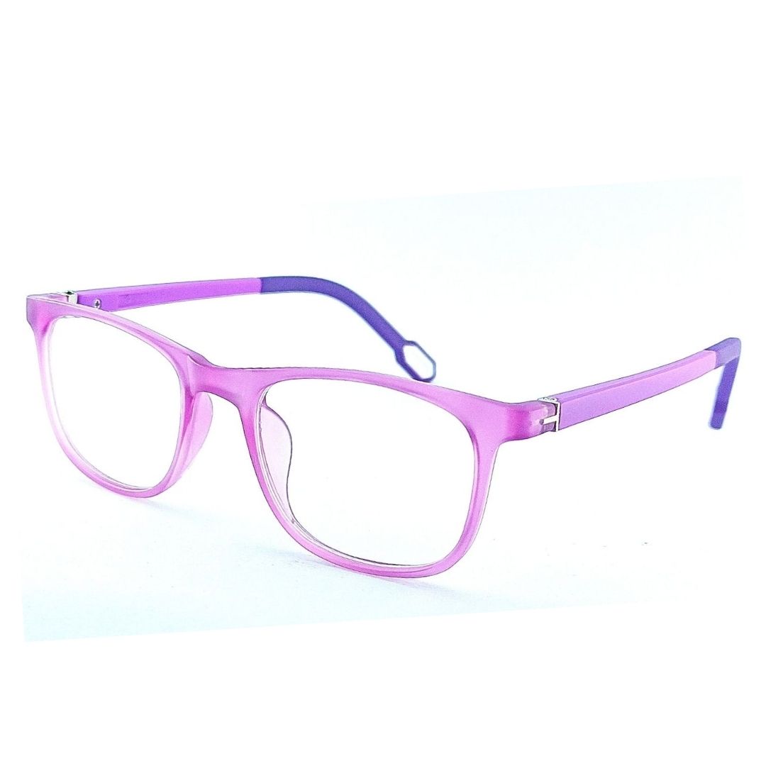 Pink Rectangular Jubleelens® Frame Kids Frame with for Eye Protection