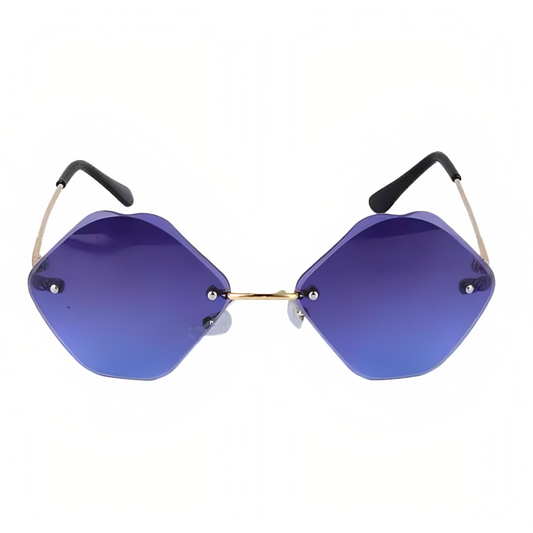 Jubleelens - Butterfly Blue Sunglasses - Feminine and Glamorous look with UV Protection 2303-Blue For Woman