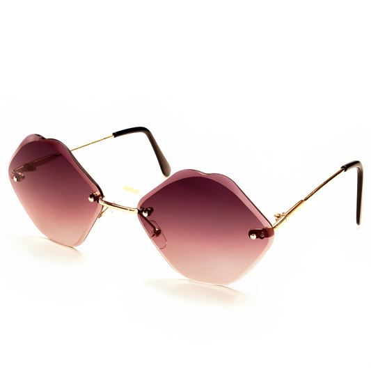 Jubleelens - Butterfly Silk Brown Color Sunglasses - Feminine and Glamorous look with UV Protection For Woman