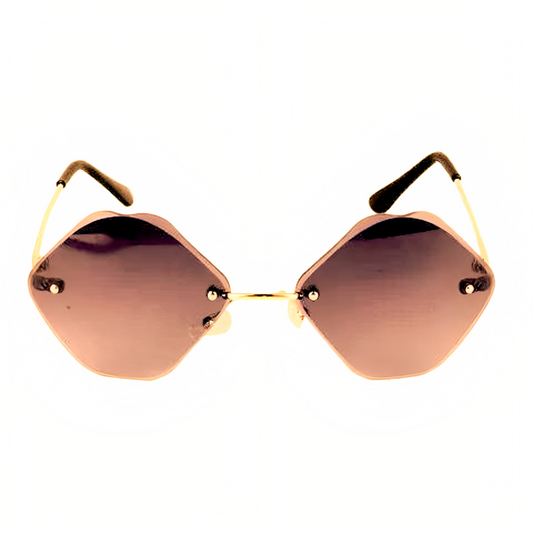 Jubleelens - Butterfly Silk Brown Color Sunglasses - Feminine and Glamorous look with UV Protection For Woman