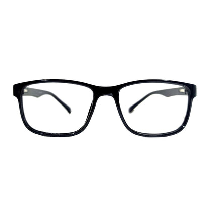 Jubleelens Rectangular Black Full Rim Fresh look Unisex Frame- Chasma New Look- U-841