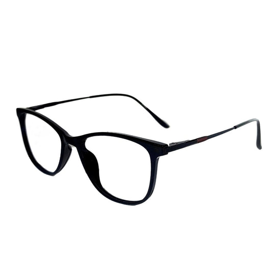 Jubleelens JB-59001 Cat-Eye Lined Specs Eyeglasses - Black Medium