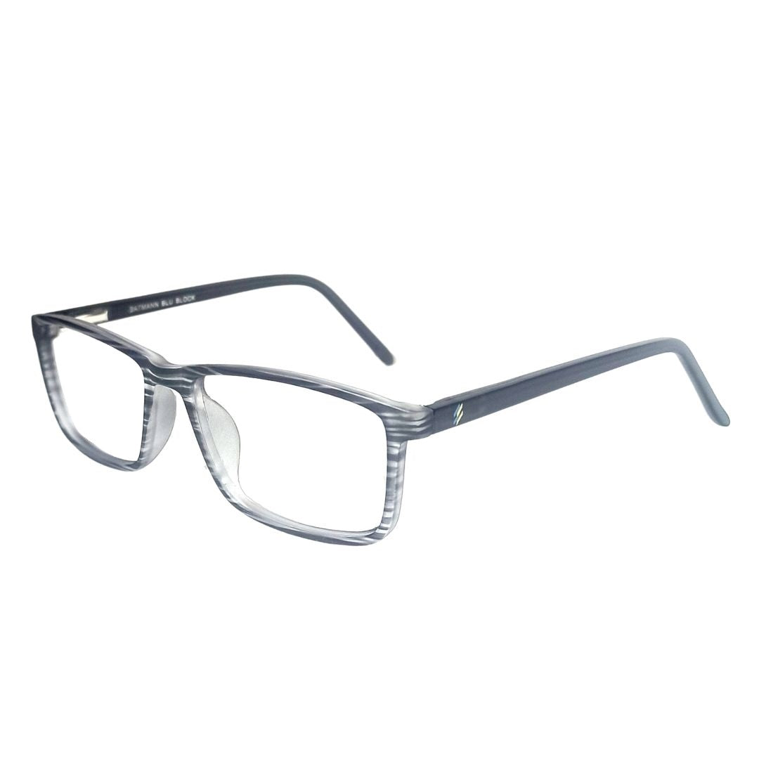 Jubleelens - Grey Full Rim Rectangle Eyeglasses for Kids  (56808 ) (Single Vision)