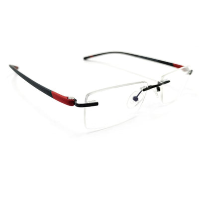 Jubleelens Rectangular Rimless Medium Frame (50mm)