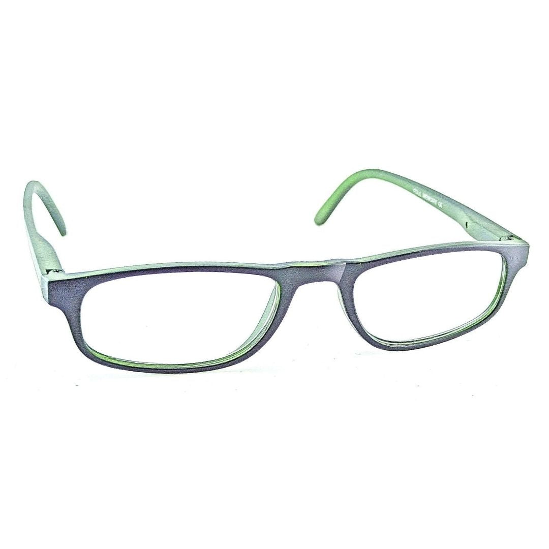 Jubleelens Green Rectangle READERS Reading Eyeglasses (+1.00 to +3.00 Power)