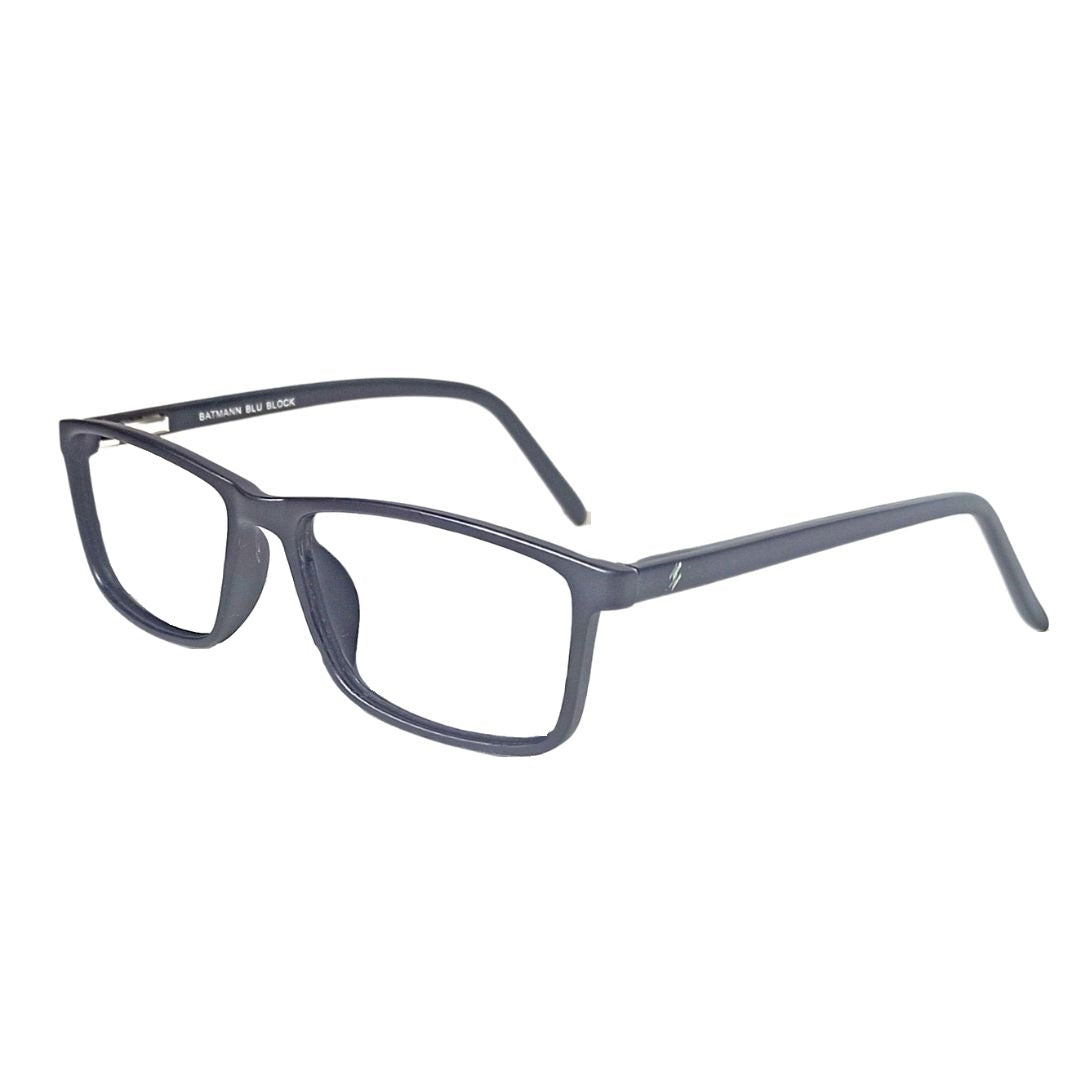 Jubleelens - Black Full Rim Rectangle Eyeglasses for Kids  (56808 ) (Single Vision)