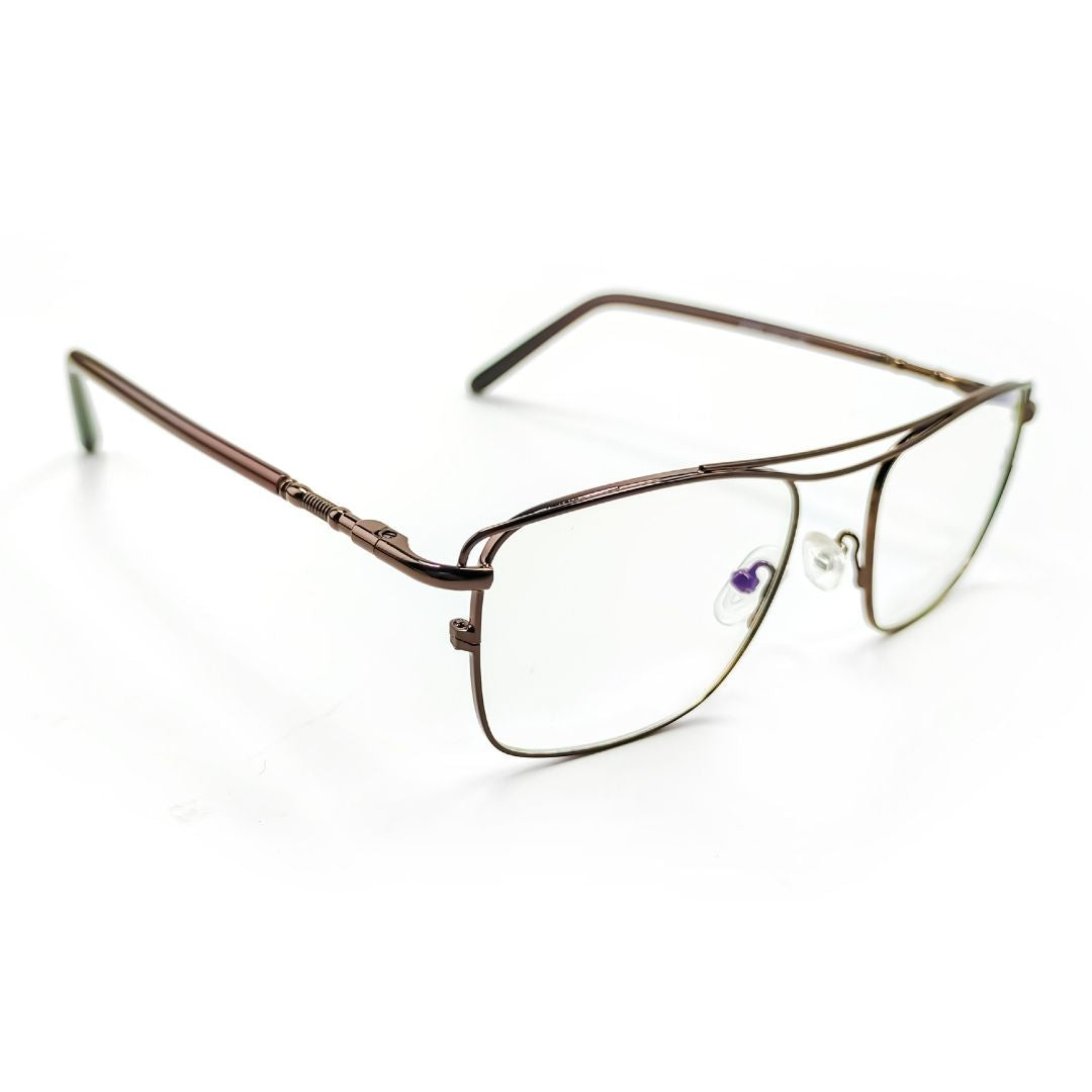 Jubleelens Full Rim Metal Square Large Frame (52mm)