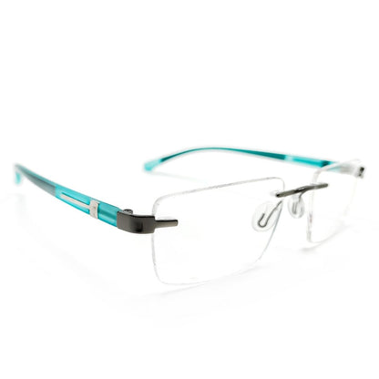 Jubleelens Rectangular Rimless Medium Frame (51mm)