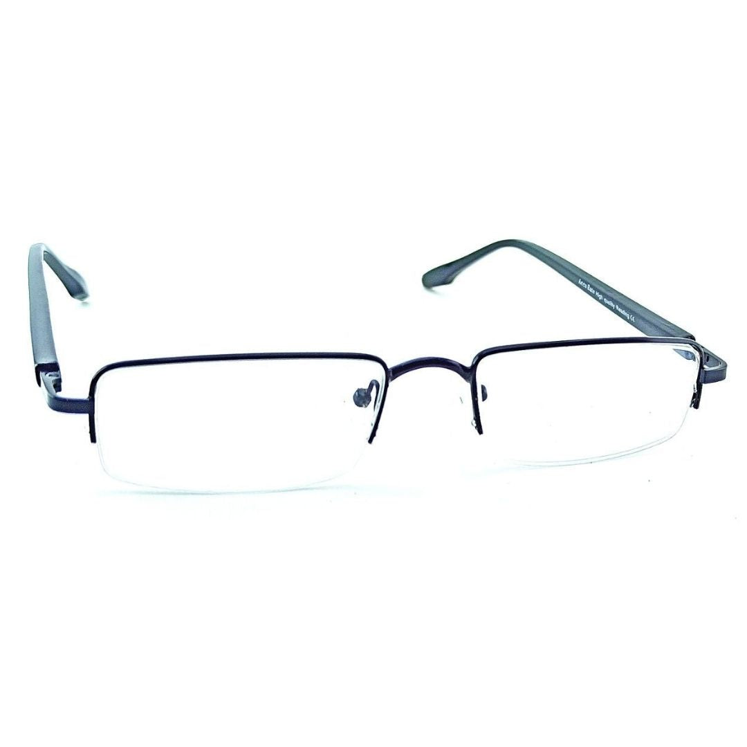 Jubleelens Supra Black Rectangle READERS Reading Eyeglasses (+1.00 to +3.00 Power)